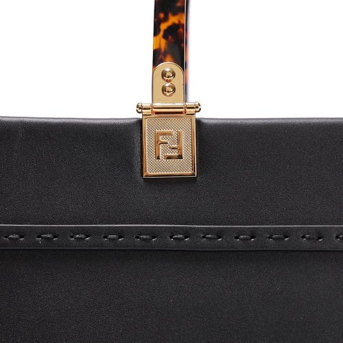 شنطة فندي صن شاين ميديم - أسود