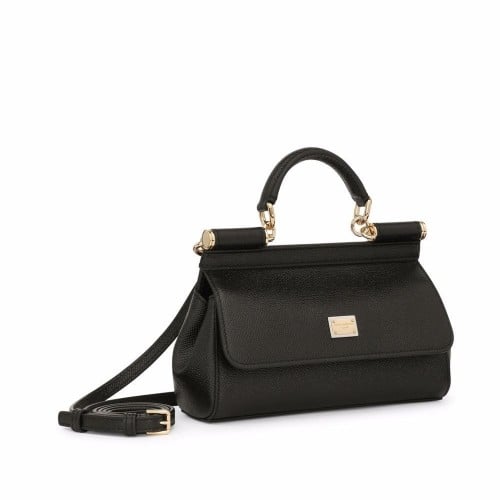 شنطة يد وكتف دولتشي غابانا سيسيلي - أسود