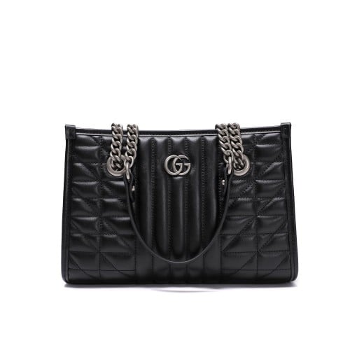 شنطة قوتشي جي جي مارمونت توت سلسلة 35 - أسود