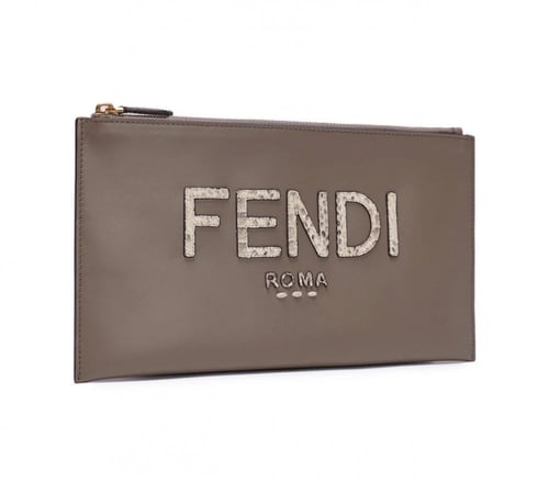 باوتش فندي روما فلات ريسلت - بني Etoupe