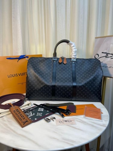 لويس فيتون Keepall Bandouliere اسود