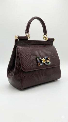 حقيبة دولتشي ستامبا إجوانا كريستال ميس سيسيلي