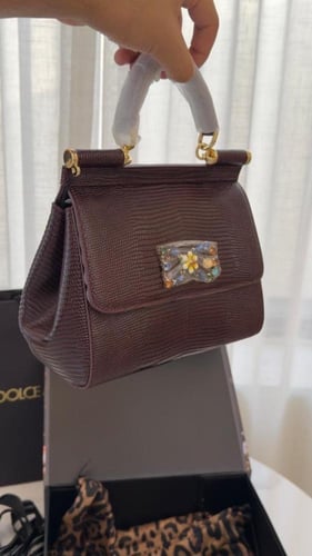 حقيبة دولتشي ستامبا إجوانا كريستال ميس سيسيلي