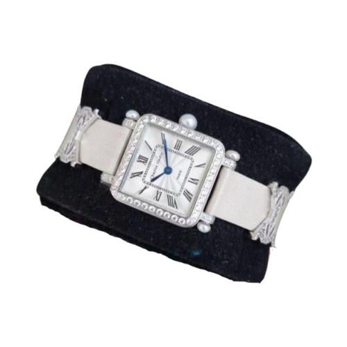 ساعة تشارلز أودين بانسي ريترو مع لؤلؤ وشعار وابزيم...