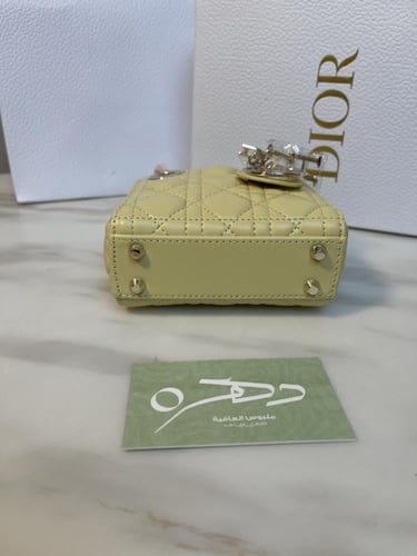 حقيبة ميكرو ليدي ديور 12 سم من كريستيان ديور - ليم...