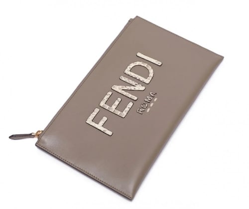 باوتش فندي روما فلات ريسلت - بني Etoupe