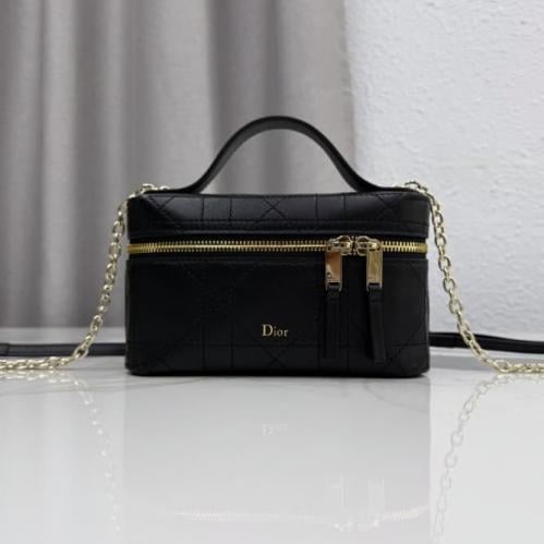 حقيبة Dior Trianon Soft Mini - أسود