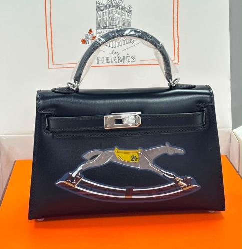 حقيبة Hermès Mini Kelly Cheval de Bois