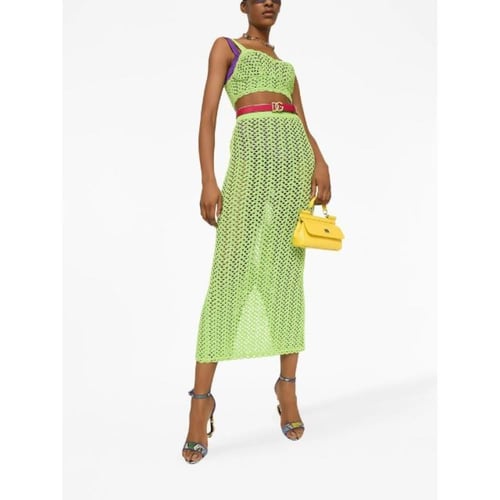 شنطة سيسيلي جلد صغيرة أصفر 18 ميني