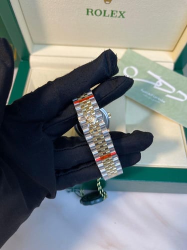 ساعة ديت جست 31mm من رولكس - أخضر زيتوني