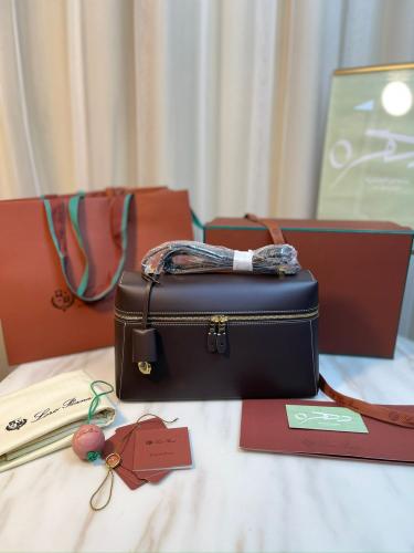 حقيبة Extra Pocket L27 من لوروبـيانا - بني داكن