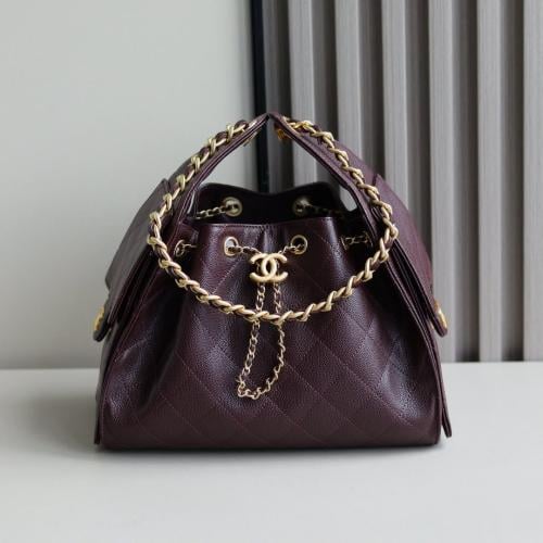 حقيبة Chanel hobo - برغندي
