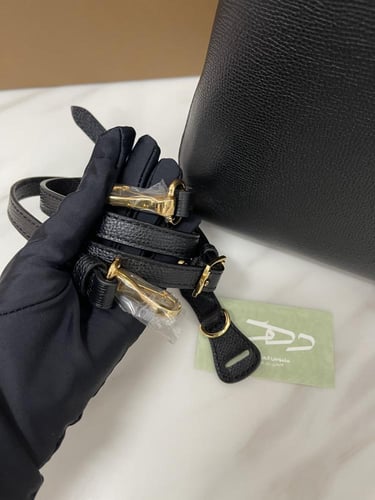 حقيبة توت بانر من بيربري - أسود