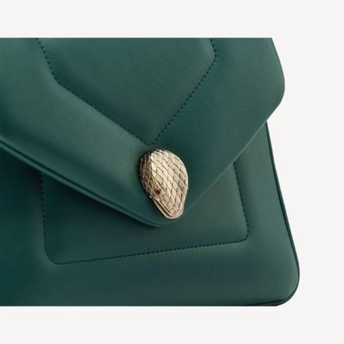 حقيبة سيربنتي ريفرس ذات المقبض العلوي من بولغاري -...