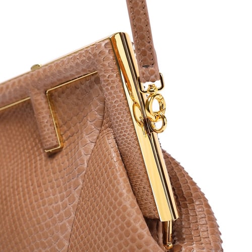 شنطة فندي فرست ثعبان - بني فاتح