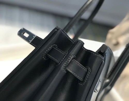 حقيبة هيرميس بيركين جوناثان ليذر - نوير أسود