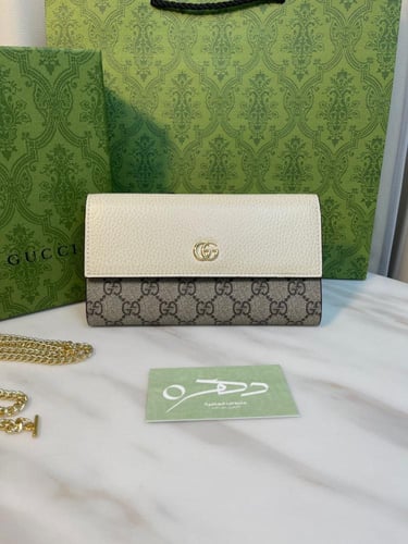 شنطة محفظة قوتشي جي جي سوبريم سلسة 19 - بيج