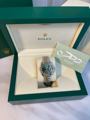 ساعة ديت جست 31mm من رولكس - أخضر زيتوني