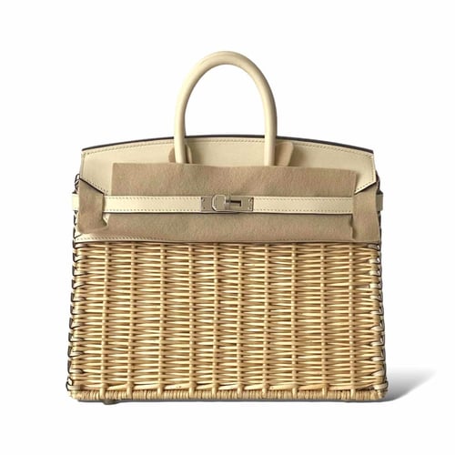 حقيبة هيرميس بيركين 25 بيكنيك بجلد سويفت وخوص أوسي...