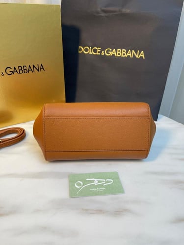 حقيبة كتف من دولتشي مقاس 20 - كراميل