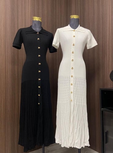 فستان لوريل بنمط قميص مزيج فيسكوز من ساندرو