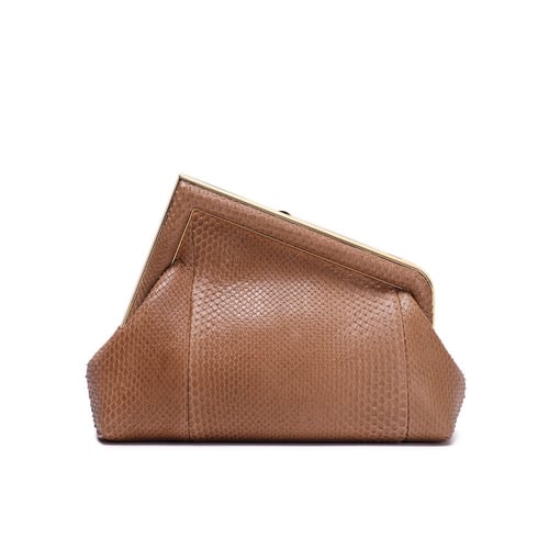 شنطة فندي فرست ثعبان - بني فاتح