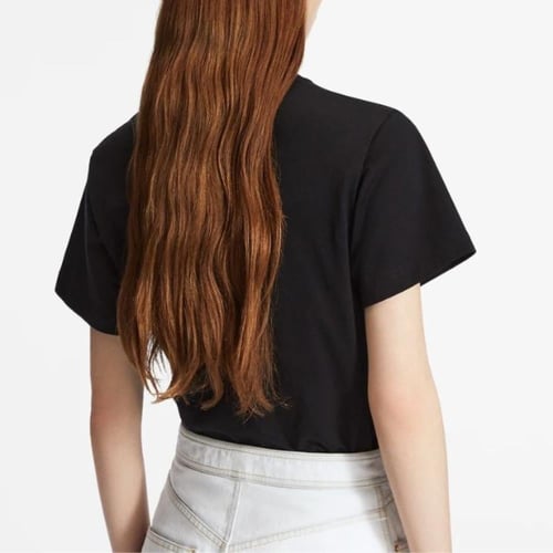 تيشيرت لويس فيتون بشعار ICONS بأكمام قصيرة من القط...