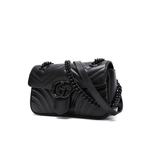 شنطة قوتشي جي جي مارمونت أول بلاك 22 - أسود