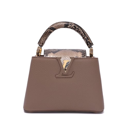 شنطة لويس فيتون كابوسين ميني 21 سم - بني