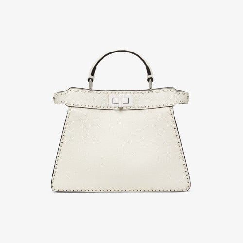 شنطة فندي بيكابو سلريا درزات سمول - أبيض