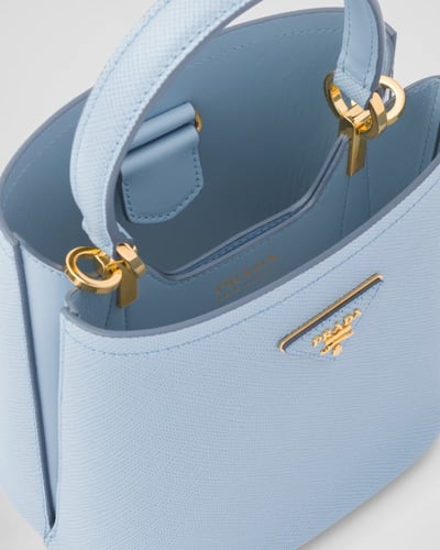 شنطة برادا بانيير سافيانو سمول - سماوي