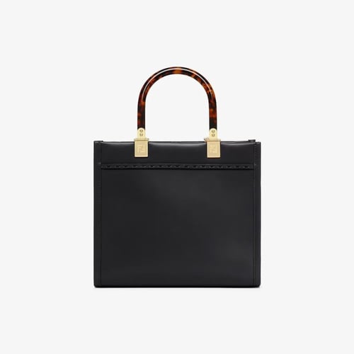 شنطة فندي صن شاين شوبر سمول - أسود