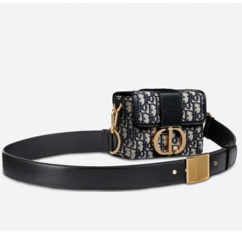 شنطة ديور مونتين بوكس أوبليك جاكار - أسود وبيج