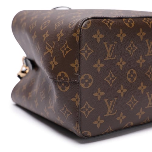 شنطة لويس فيتون نيونوي إم إم حروف - بني وأسود