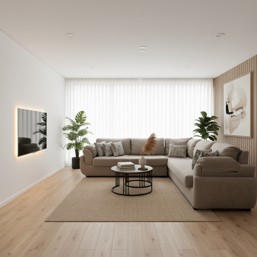 طقم كنب زاوية موديل بيلا مقاس 6 متر