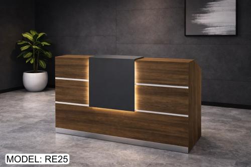 كاونتر استقبال موديل RE25 لون جملي