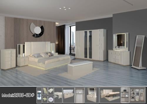 غرفة نوم صيني موديل : 2505-6
