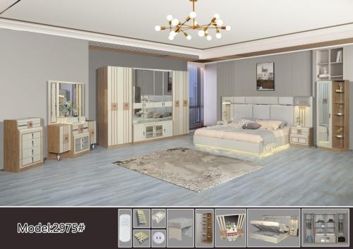 غرفة نوم صيني 8 قطع موديل : 2975