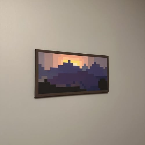 لوحة الغروب