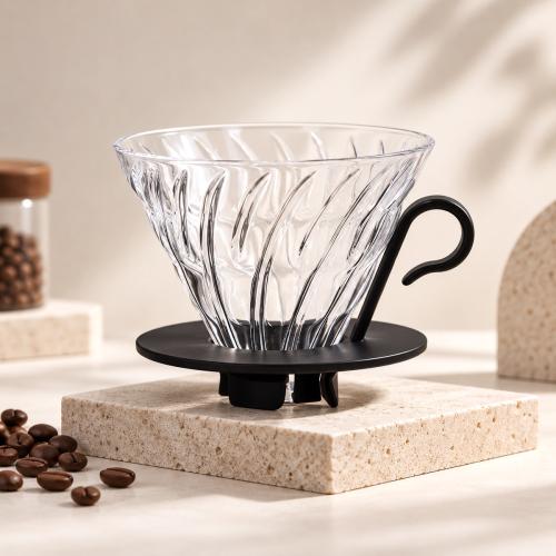قمع تقطير V60 زجاجي — ميبرو