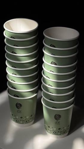 اكواب ورقيه بشعار تواق 225 ملي