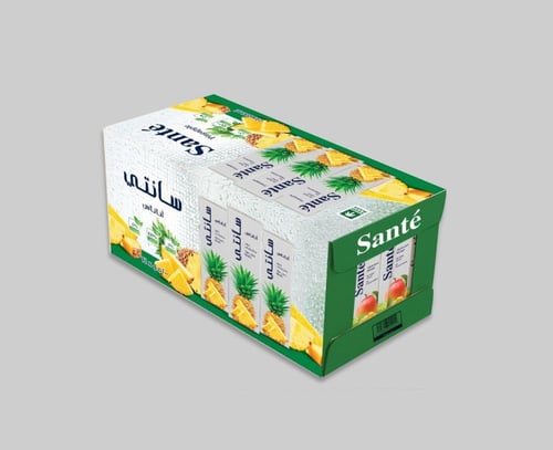 كرتون عصير سانتي أناناس (كومبي بلوك) 200 مل × 24 ع...