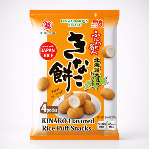سناك أرز بنكهة الكيناكو (فول الصويا المحمص) - 75 ج...