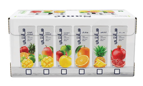 كرتون عصير سانتي مانجو (كومبي بلوك) 200 مل × 24 عب...