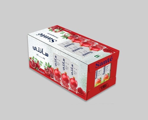 كرتون عصير سانتي رمان (كومبي بلوك) 200 مل × 24 عبو...