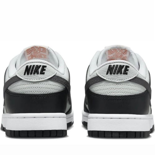 Nike Dunk Low Grey Black Orange Mini Swoosh