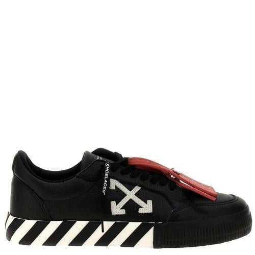 Off-White Low Vulcanized Lace-Up Sneakers