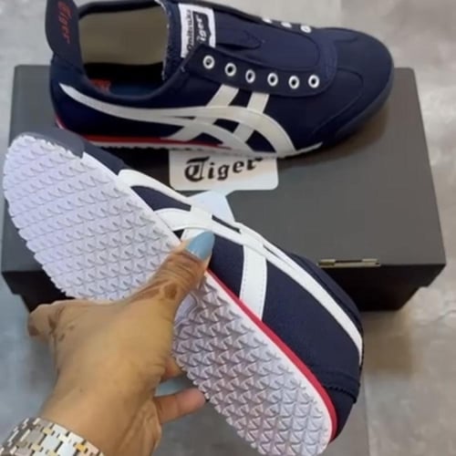 Onitsuka Mexico 66 Slip-On 'Navy Red'