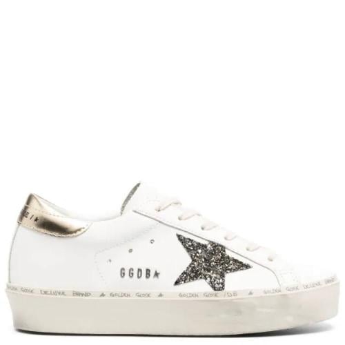 Golden goose Superstar distressed lace-up sneakers