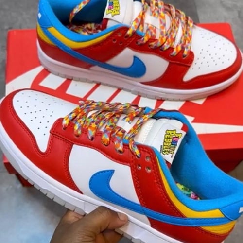 Nike x LeBron James x Fruity Pebbles Dunk Low snea...